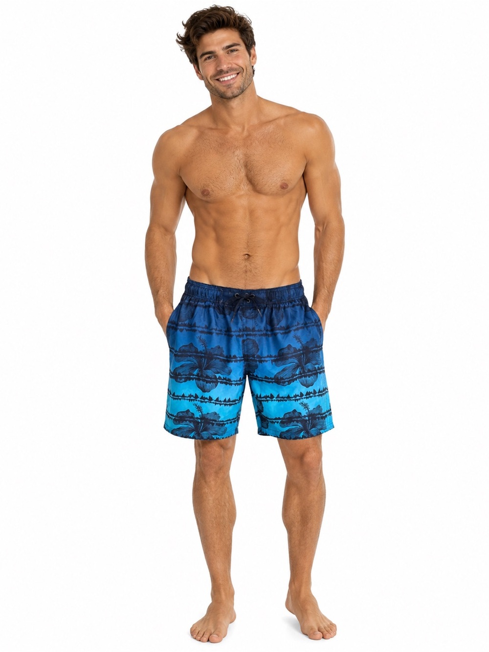 Sonoma Board Quick Dry Swim Shorts Blue Men's, Size‎ Medium